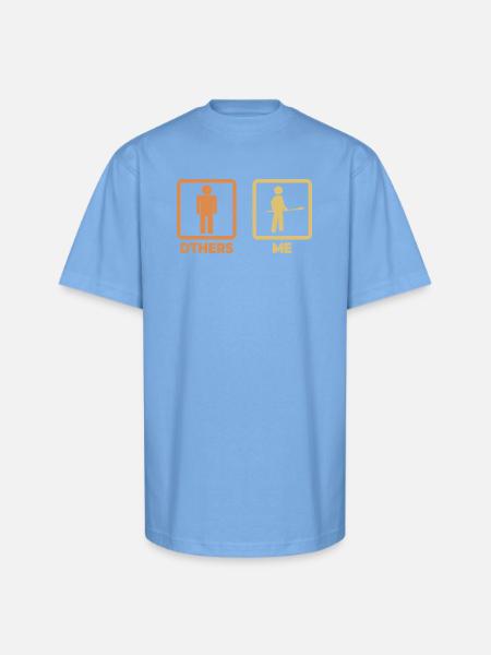 Me as a Baker - Unisex Oversized Heavyweight T-Shirt - sky blue