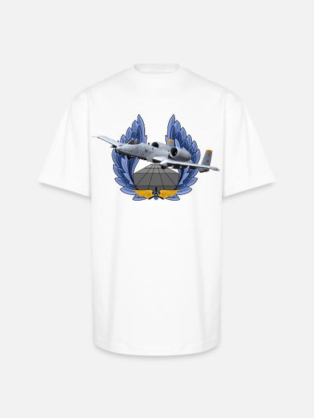 A-10 Thunderbolt - Unisex Oversized Heavyweight T-Shirt - white