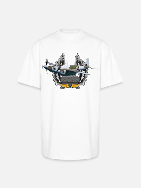 Mosquito - Unisex Oversized Heavyweight T-Shirt - white