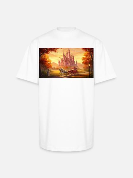 "A captivating digital painting - Unisex Oversized Heavyweight T-Shirt - white