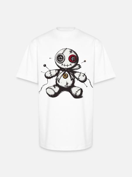 Voodoo doll - Unisex Oversized Heavyweight T-Shirt - white