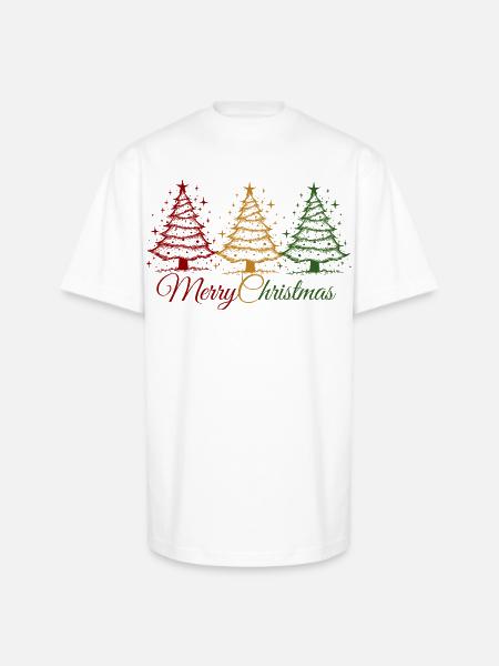 Christmas - Unisex Oversized Heavyweight T-Shirt - white