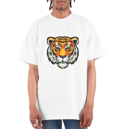 Tiger Fashion Feline Animal, Tiger Willing Success - Unisex Oversized Heavyweight T-Shirt