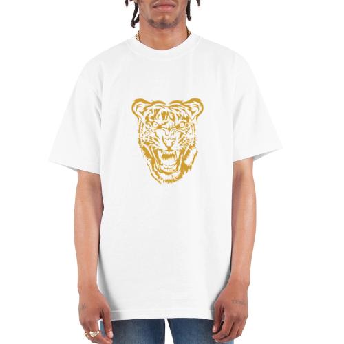Roar into Adventure: Discover Tiger Souvenirs - Unisex Oversized Heavyweight T-Shirt