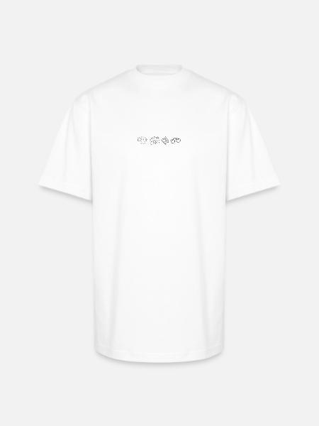 Summer Getaway Gear - Unisex Oversized Heavyweight T-Shirt - white