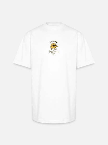 Sunkissed - Unisex Oversized Heavyweight T-Shirt - white