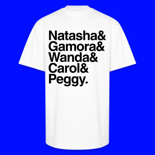 Marvel Characters T-Shirt - Unisex Oversized Heavyweight T-Shirt