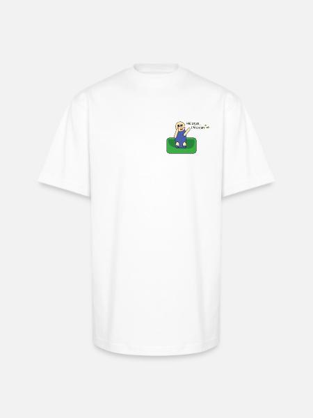 Chimy: Pure Emotions Collection - Unisex Oversized Heavyweight T-Shirt - white