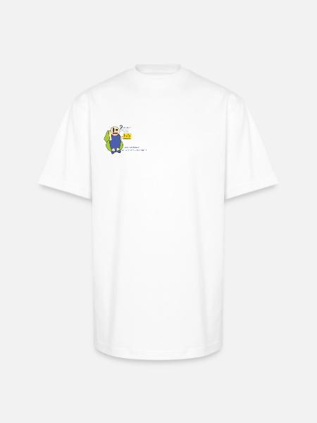 Help or Content? - Unisex Oversized Heavyweight T-Shirt - white