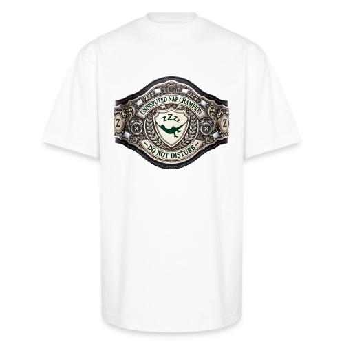Nap Champion Belt T Shirt - Unisex Oversized Heavyweight T-Shirt