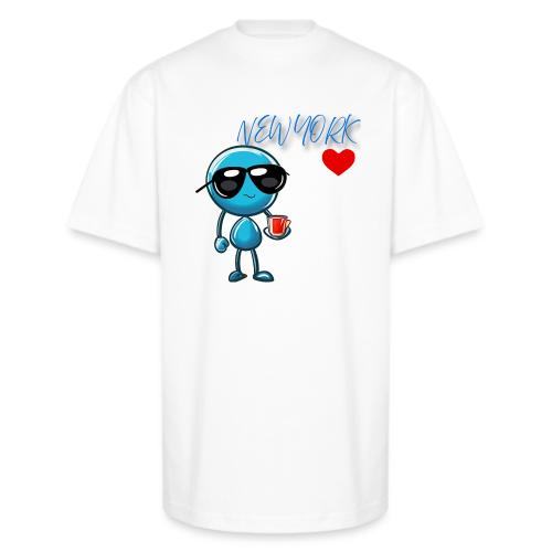 Smoon City_New York - Unisex Oversized Heavyweight T-Shirt