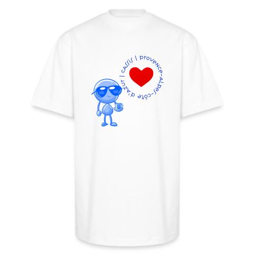 Smoon City_Cassis Provence Alpes Côte d Azur - Unisex Oversized Heavyweight T-Shirt