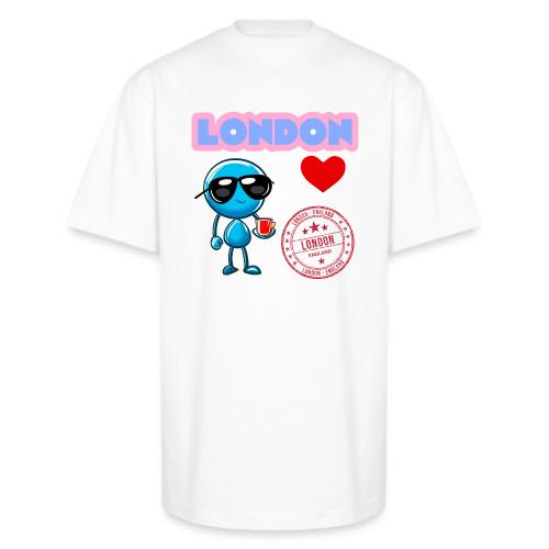 Smoon City_London - Unisex Oversized Heavyweight T-Shirt
