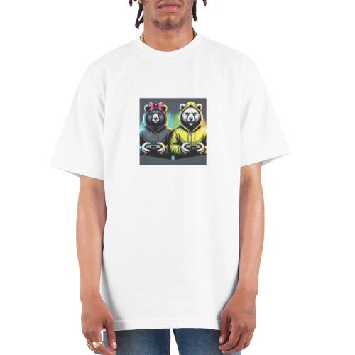 Gamer Bears - Unisex Oversized Heavyweight T-Shirt