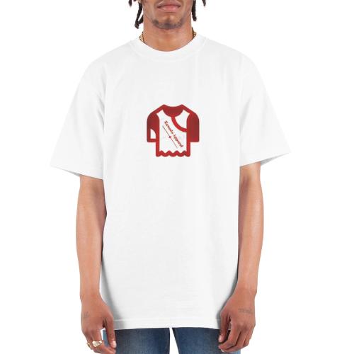 Kenada Logo white spray - Unisex Oversized Heavyweight T-Shirt