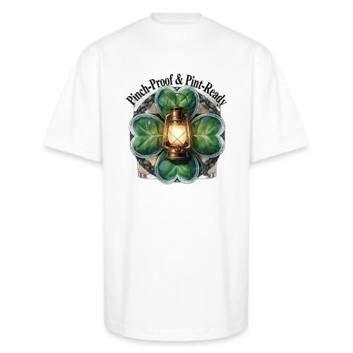 Pinch-Proof Lantern Clover T-Shirt - Unisex Oversized Heavyweight T-Shirt