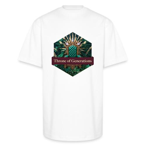 Women’s Day Vine Throne T Shirt, Gift for Grandma - Unisex Oversized Heavyweight T-Shirt