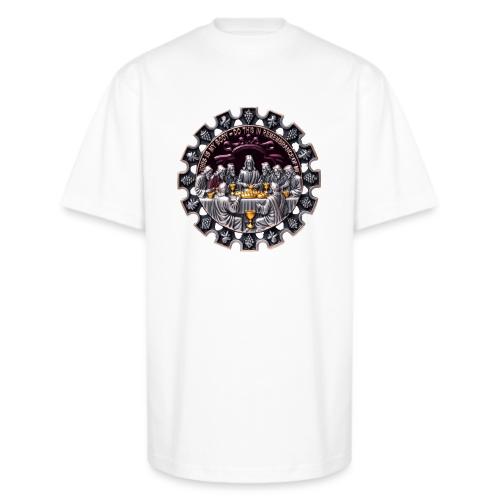 Last Supper Communion T Shirt, Faith Gift - Unisex Oversized Heavyweight T-Shirt