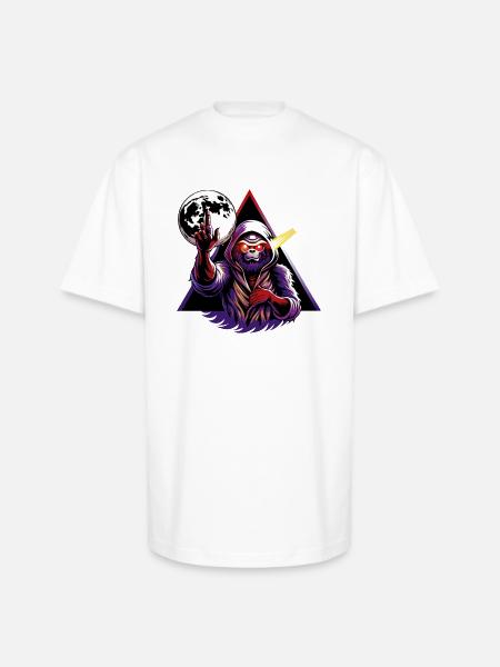 IlluminET54 - Unisex Oversized Heavyweight T-Shirt - white