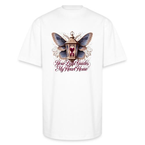 Your Light Guides My Heart HomeGifts T-Shirt - Unisex Oversized Heavyweight T-Shirt