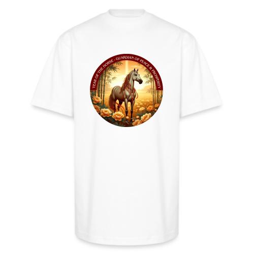 Year of the Horse Guardian T Shirt, Lunar New Year - Unisex Oversized Heavyweight T-Shirt