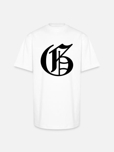 Olde English G - Unisex Oversized Heavyweight T-Shirt - white