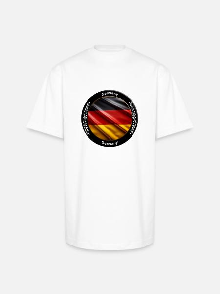 Germany - Unisex Oversized Heavyweight T-Shirt - white