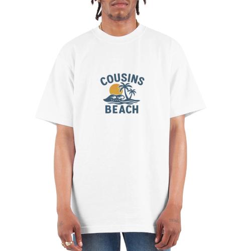 cousins beach t shirt - Unisex Oversized Heavyweight T-Shirt
