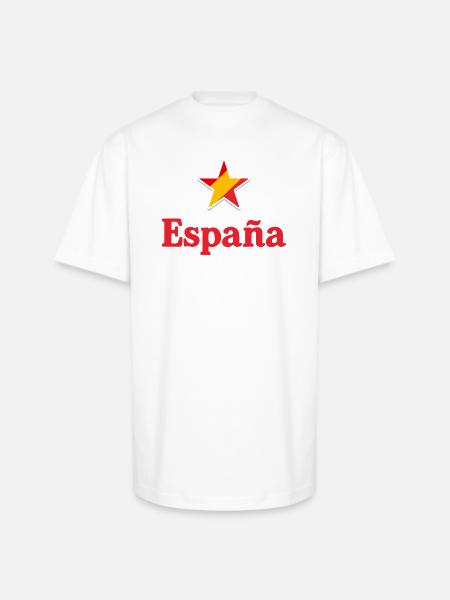 Stars of Spain - España - Unisex Oversized Heavyweight T-Shirt - white