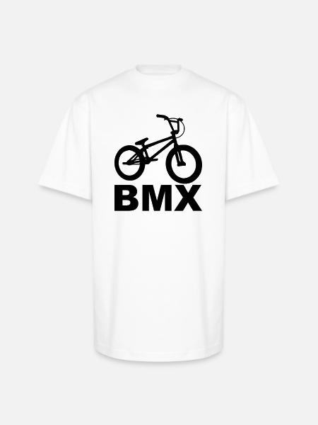 BMX - Unisex Oversized Heavyweight T-Shirt - white
