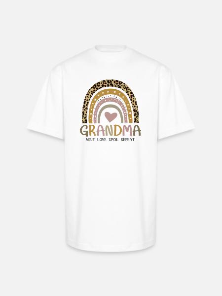Grandma Day - Unisex Oversized Heavyweight T-Shirt - white