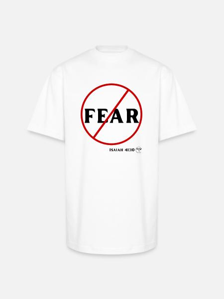 Do Not Fear - Unisex Oversized Heavyweight T-Shirt - white