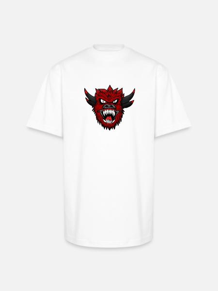 AnarchyMon - Unisex Oversized Heavyweight T-Shirt - white