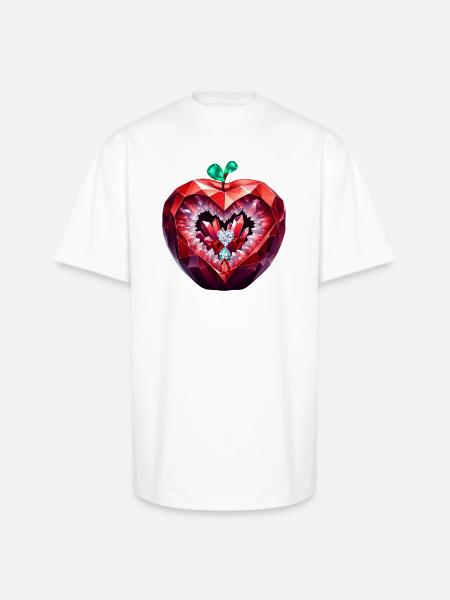 PRECIOUS TEMPTATION . - Unisex Oversized Heavyweight T-Shirt - white