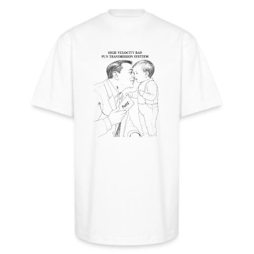 Dad Joke Blueprint T-Shirt - Unisex Oversized Heavyweight T-Shirt