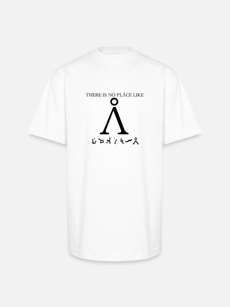 Stargate SG1 - There Is No Place Like Earth - Unisex Oversized Heavyweight T-Shirt - white