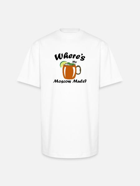 Moscow Mule - Unisex Oversized Heavyweight T-Shirt - white