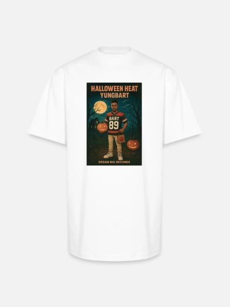 Halloween Heat Yungbart - Unisex Oversized Heavyweight T-Shirt - white