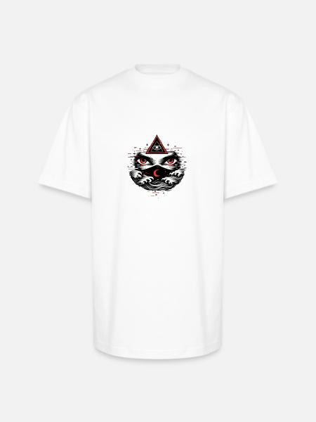 L’Œil du Néant - Unisex Oversized Heavyweight T-Shirt - white