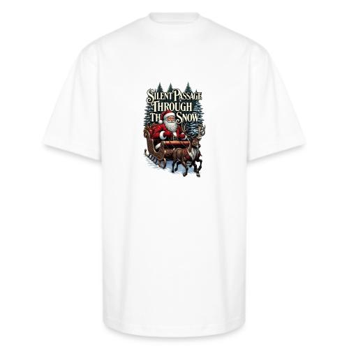 Nostalgic Santa T-Shirt - Unisex Oversized Heavyweight T-Shirt