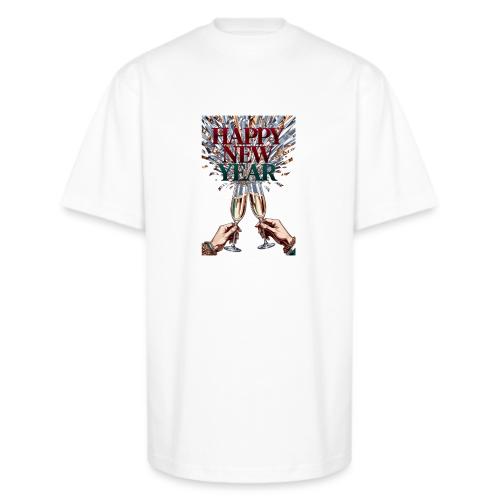 Toasting Hands T-Shirt Confetti Shower Premium - Unisex Oversized Heavyweight T-Shirt