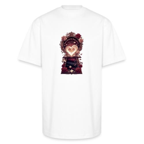You Unlock the Story of Us Library Gifts T-Shirts - Unisex Oversized Heavyweight T-Shirt