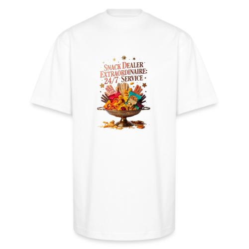 Snack Dealer Extraordinaire Tee, Mum Gift - Unisex Oversized Heavyweight T-Shirt