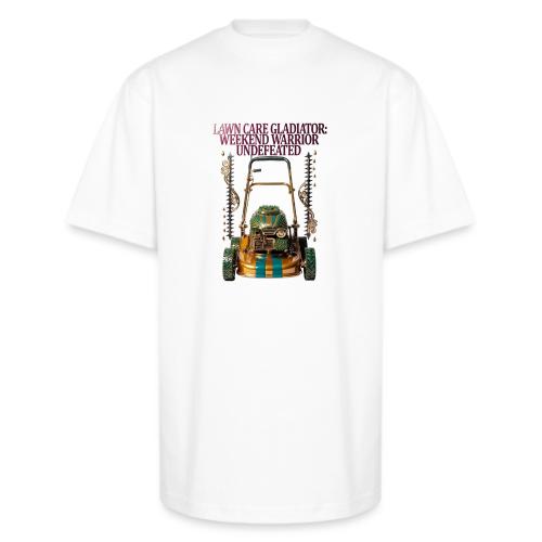 Lawn Care Gladiator T Shirt - Unisex Oversized Heavyweight T-Shirt