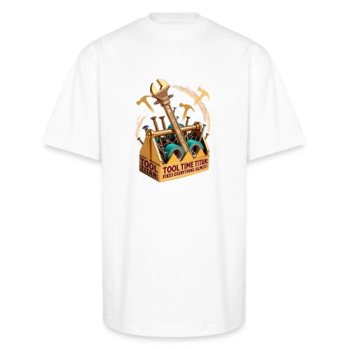 Tool Time Titan T Shirt, Funny Dad Gift - Unisex Oversized Heavyweight T-Shirt
