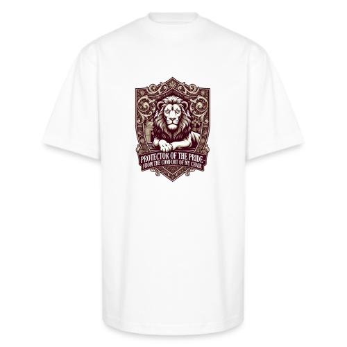 Protector of the Pride T Shirt, Sarcastic Dad Gif - Unisex Oversized Heavyweight T-Shirt