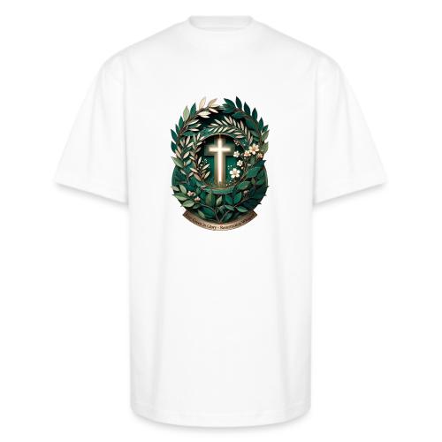 Easter Ever Green in Glory Laurel T Shirt, Gift - Unisex Oversized Heavyweight T-Shirt