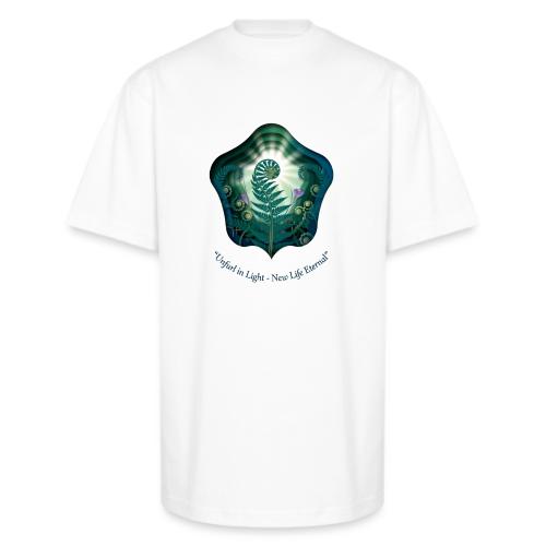 Easter Unfurl in Light Resurrection T Shirt, Gift - Unisex Oversized Heavyweight T-Shirt