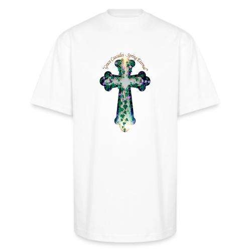 Easter Grace Cascades Eternal T Shirt, Mercy Gift - Unisex Oversized Heavyweight T-Shirt