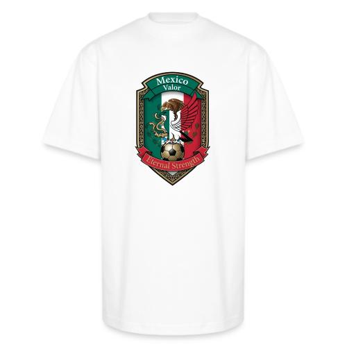 Mexico Eagle Valor T-Shirt, Pride Badge Gift - Unisex Oversized Heavyweight T-Shirt